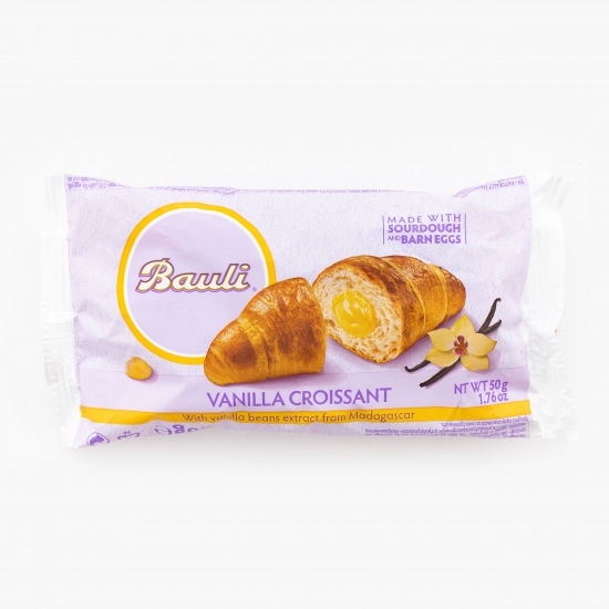 Croissant cu umplutură cremoasă de vanilie 50g