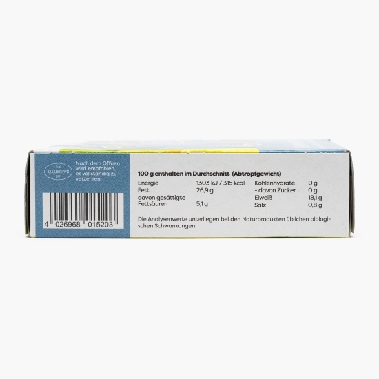 Sardine întregi în ulei de măsline eco 120g