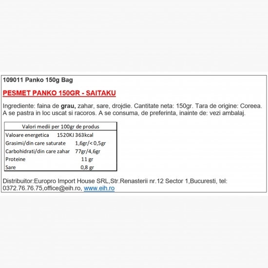 Pesmet Panko 150g