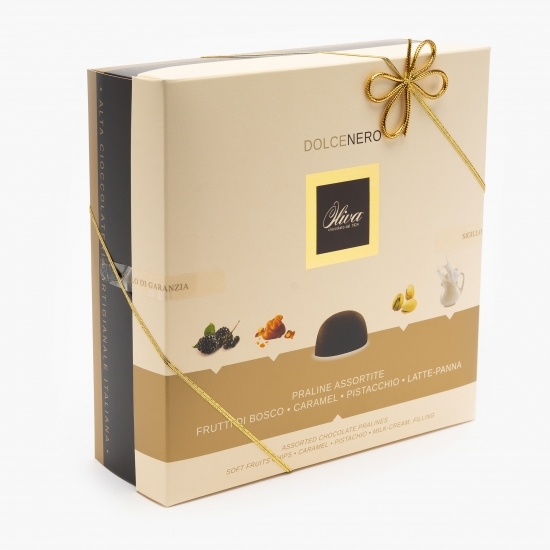 Praline Luxury Dolcenero Mixt (caramel, fructe de pădure, fistic, lapte) 350g