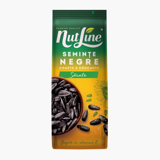 Semințe floarea-soarelui negre coapte și sărate 200g