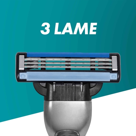 Aparat de ras Mach 3, 1 mâner + 2 rezerve
