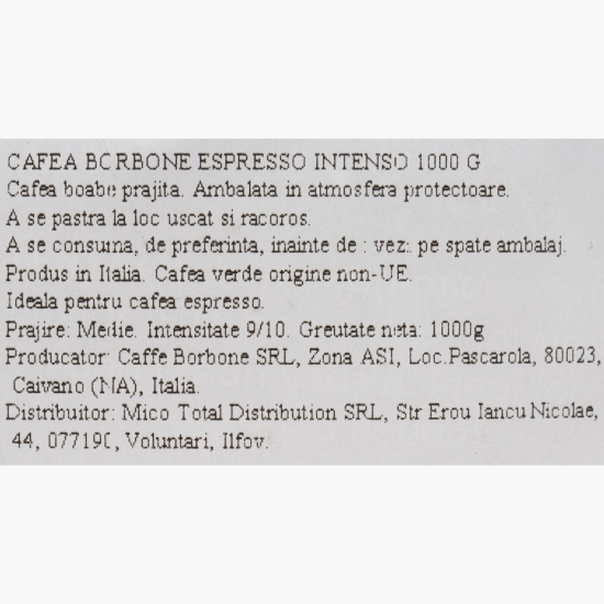 Espresso Intenso 1000g, cafea boabe