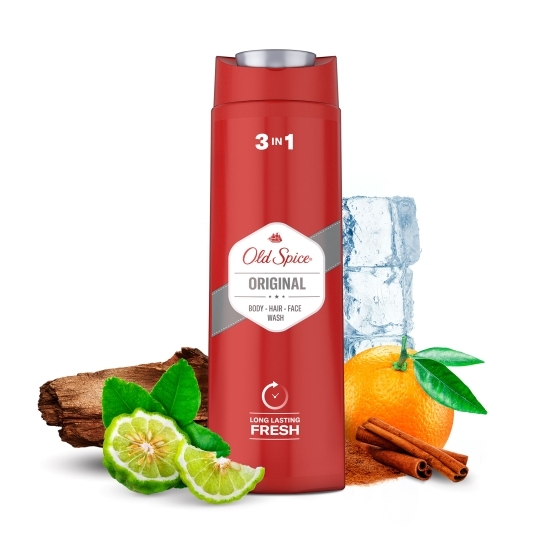 Gel de duș și șampon Original 3în1 pentru corp, păr și față 400ml