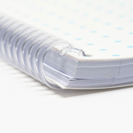 Caiet dictando, A4, copertă PP, cu spiră, 100 file, White