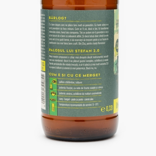 Bere blondă Paloșul lui Ștefan sticlă 0.33l