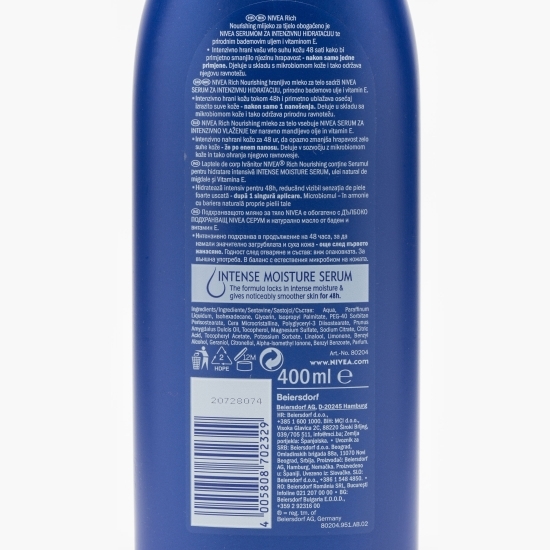 Lapte de corp pentru piele uscată și foarte uscată Rich Nourishing 400ml
