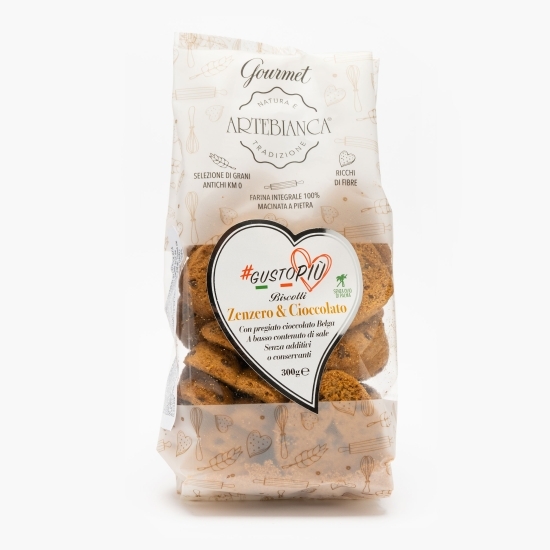 Biscuiți cu ghimbir și ciocolată 300g