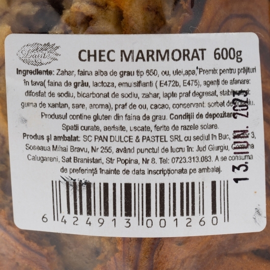 Chec marmorat 600g