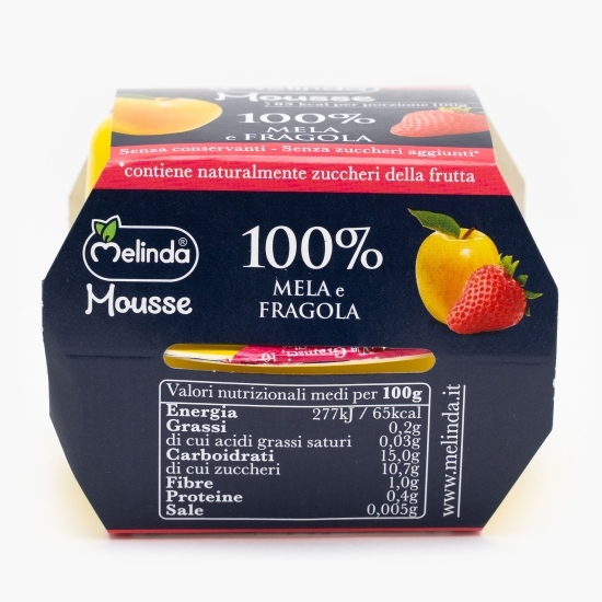 Mousse de mere și căpșuni 200g (2x100g)