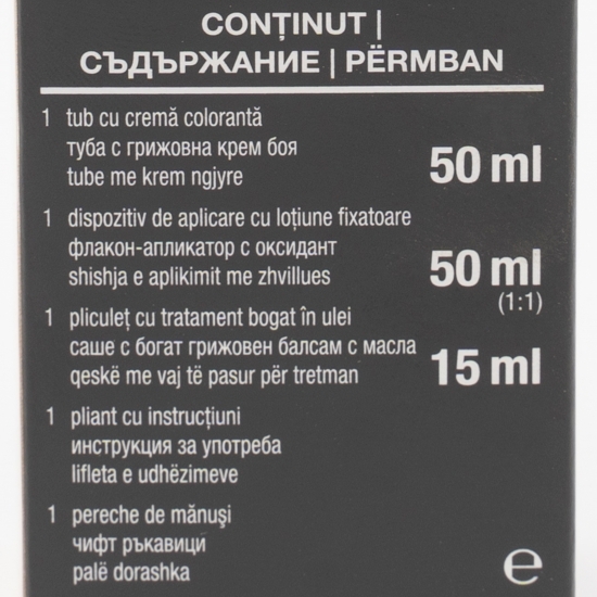 Vopsea de păr permanentă fără amoniac Oleo Intense, 10-50 blond cenușiu, 115ml