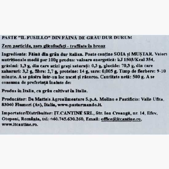 Paste Il Fusillo, 500g