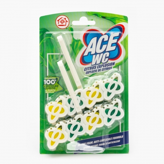 Odorizant toaletă cu miros de lămâie 2x48g 