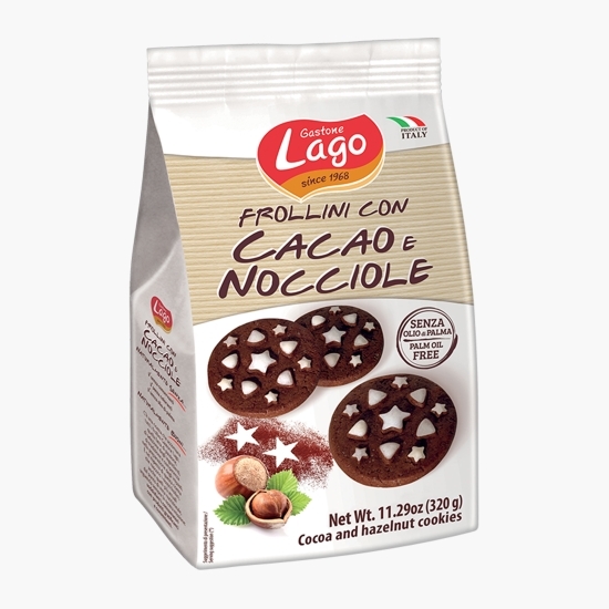 Biscuiți cu cacao și alune, 320g