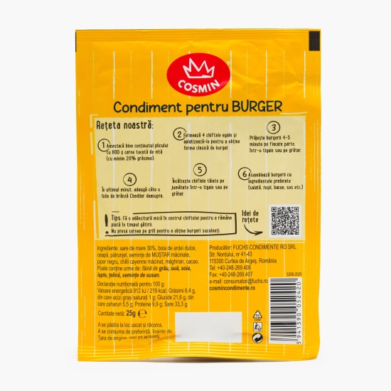 Amestec de condimente pentru burger 25g