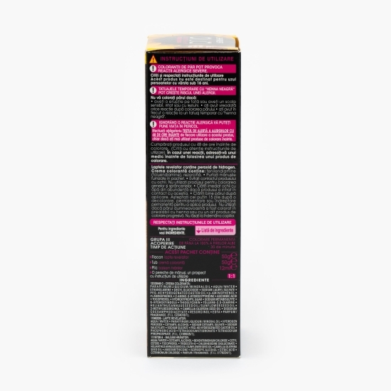 Vopsea de păr permanentă fără amoniac 6.3 Blond închis auriu 112ml 