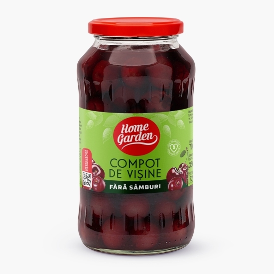 Compot de vișine, fără sâmburi, 700g