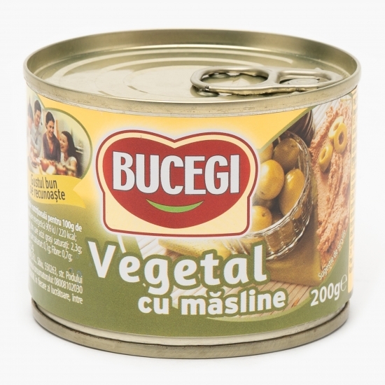 Pastă vegetală tartinabilă cu măsline 200g