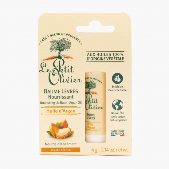 Balsam de buze hidratant și reparator cu ulei de argan 4g