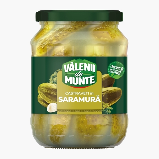 Castraveți în saramură 630g