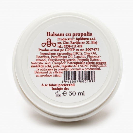 Balsam cu ceară și propolis pentru călcâie 30ml