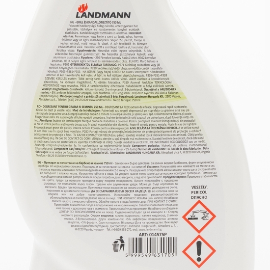Spray pentru curățarea grătarului 0.75l