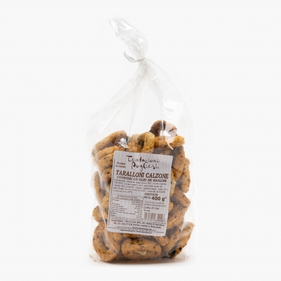 Covrigei cu ulei de măsline Taralloni calzone 400g
