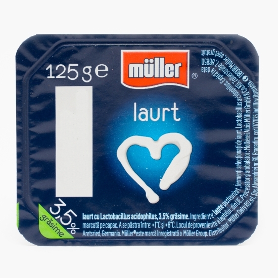 Pachet 7+1 iaurt 3,5% grăsime 8x125g