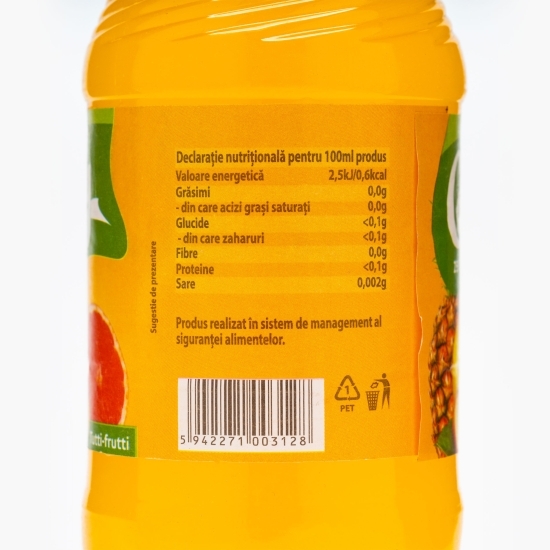 Băutură carbogazoasă Tutti-Frutti fără zahăr 0.5l