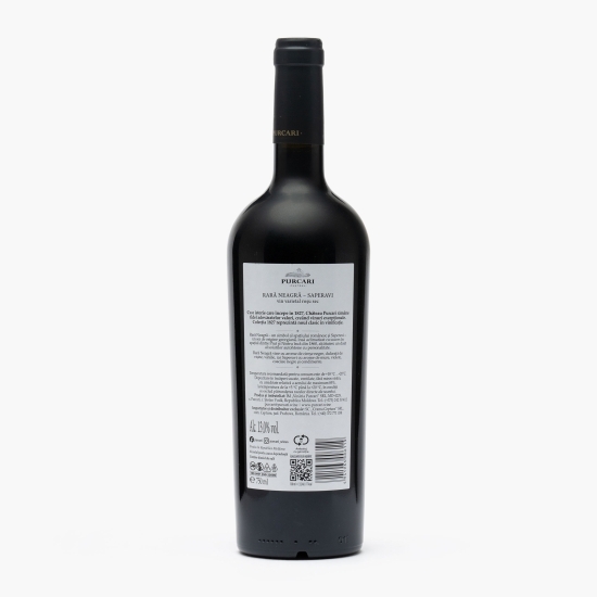 Vin roșu sec Rară Neagră Saperavi, 13%, 0.75l
