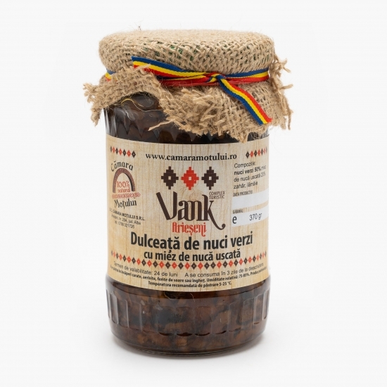 Dulceață de nuci verzi cu miez de nucă uscată 370g
