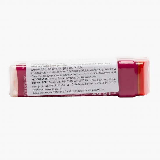Minidrajeuri cu aromă de fructe de pădure, fără zahăr 49g