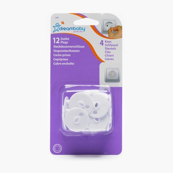 12 protecții prize + 4 chei de deblocare