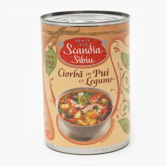 Ciorbă de pui cu legume 400g