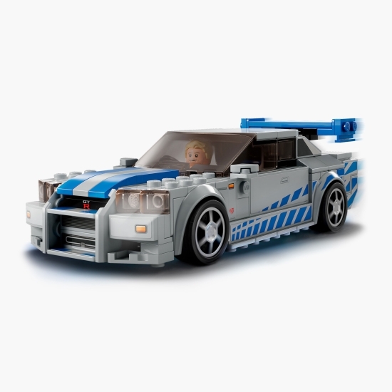 Nissan Skyline GT-R (R34) Mai furios, mai iute, 76917 Speed Champions, 319 piese, +9 ani