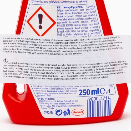 Soluție pentru curățarea intensă a mașinii de spălat vase 0.25l