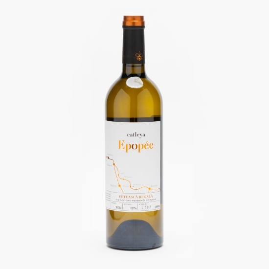 Vin alb sec Epopee 03 Fetească Regală 2020, 12%, 0.75l