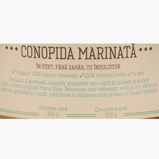 Conopidă marinată 800g