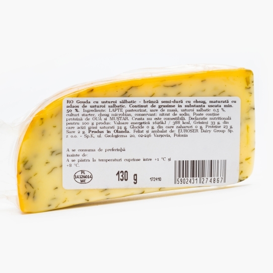 Gouda cu usturoi sălbatic 130g