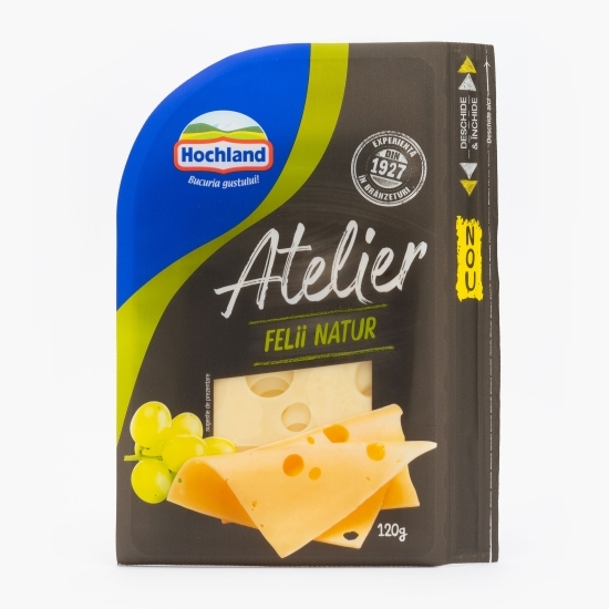 Brânză maturată felii natur Atelier 120g
