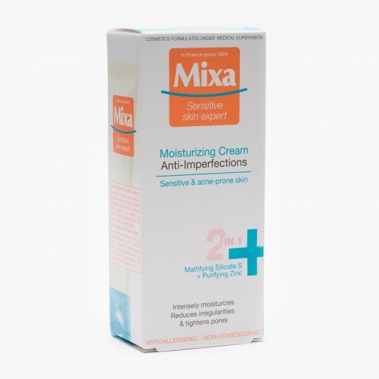 Cremă hidratantă anti-imperfecțiuni 2 în 1, 50ml