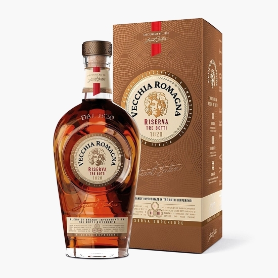 Brandy Tre Botti, 40.8% alc. 0.7l + cutie