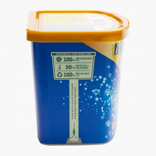 Detergent de rufe capsule, universal, Discs 4în1, Deep Clean Plus, Active Fresh, 33 spălări