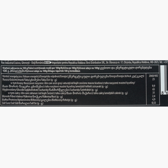 Napolitană cu cremă de alune 142g