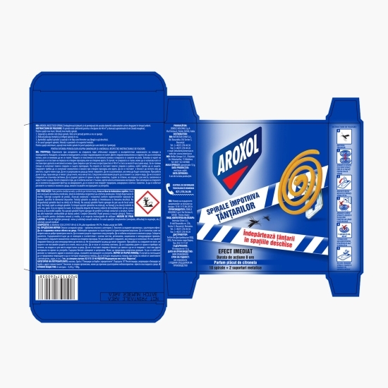 Spirale împotriva țânțarilor pentru exterior, 10 buc