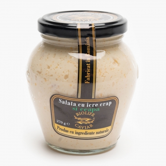 Salată cu icre crap și ceapă 270g