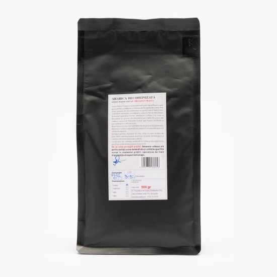Cafea proaspăt prăjită Arabica decofeinizată 500g