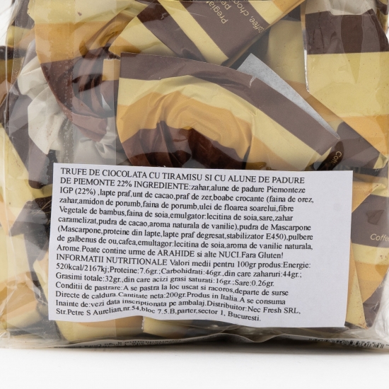 Trufe de ciocolată cu tiramisu 200g