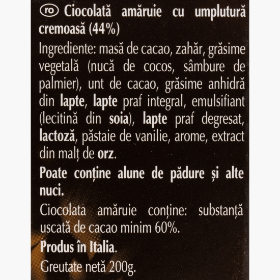 Praline de ciocolată cu 60% cacao, 17 buc, 200g