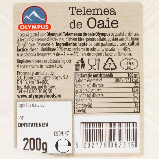 Telemea de oaie 200g